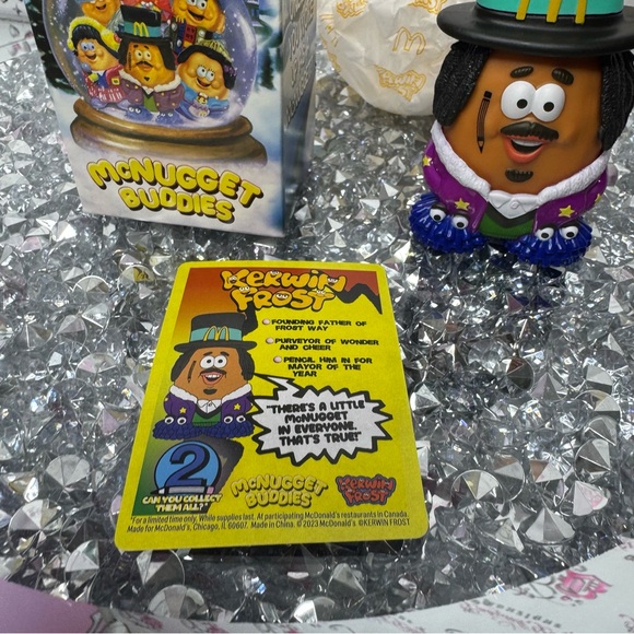 Kerwin frost nugget McDonald’s toy brand new with box and tissue with card rare - Picture 6 of 7